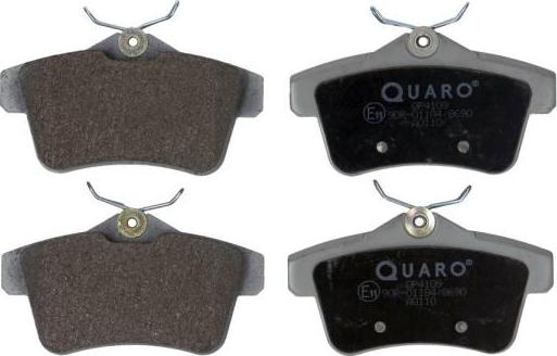 QUARO QP4109 - Kit de plaquettes de frein, frein à disque cwaw.fr