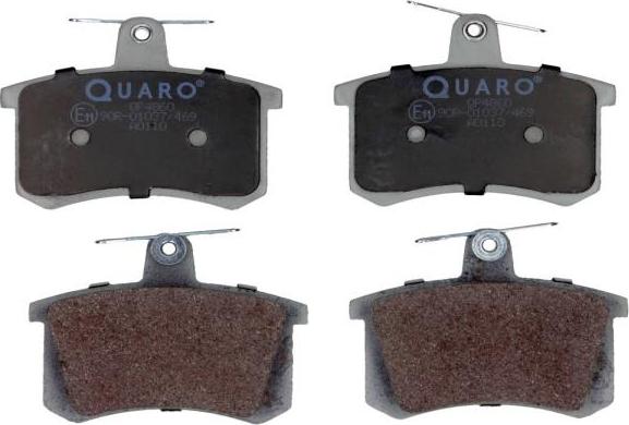 QUARO QP4860 - Kit de plaquettes de frein, frein à disque cwaw.fr