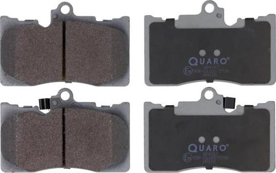 QUARO QP4767 - Kit de plaquettes de frein, frein à disque cwaw.fr