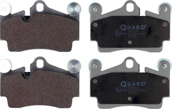 QUARO QP5518 - Kit de plaquettes de frein, frein à disque cwaw.fr