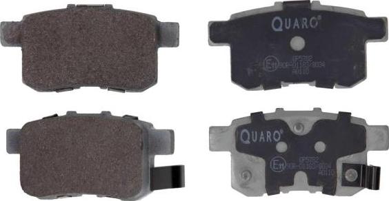 QUARO QP5782 - Kit de plaquettes de frein, frein à disque cwaw.fr