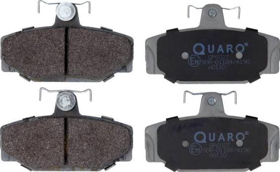 QUARO QP6027 - Kit de plaquettes de frein, frein à disque cwaw.fr