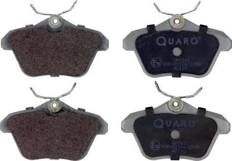 QUARO QP0162 - Kit de plaquettes de frein, frein à disque cwaw.fr