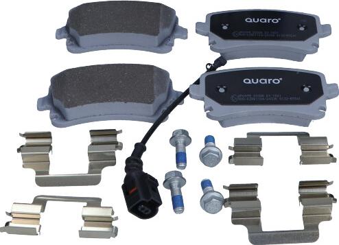 QUARO QP0895 - Kit de plaquettes de frein, frein à disque cwaw.fr