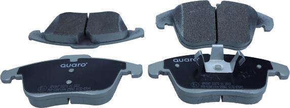 QUARO QP0847 - Kit de plaquettes de frein, frein à disque cwaw.fr