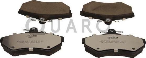 QUARO QP0821C - Kit de plaquettes de frein, frein à disque cwaw.fr