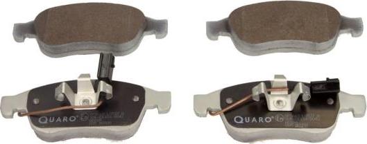 QUARO QP8663 - Kit de plaquettes de frein, frein à disque cwaw.fr