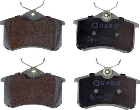 QUARO QP8078 - Kit de plaquettes de frein, frein à disque cwaw.fr