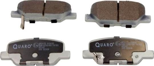 QUARO QP3175 - Kit de plaquettes de frein, frein à disque cwaw.fr