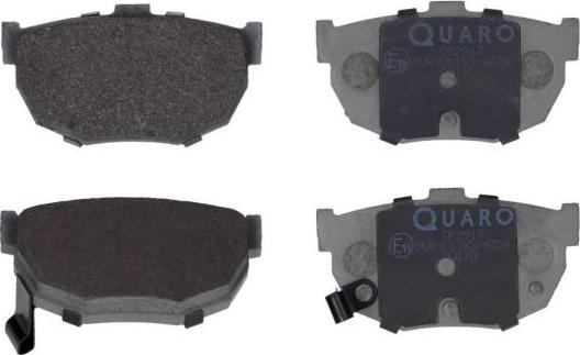 QUARO QP2917 - Kit de plaquettes de frein, frein à disque cwaw.fr