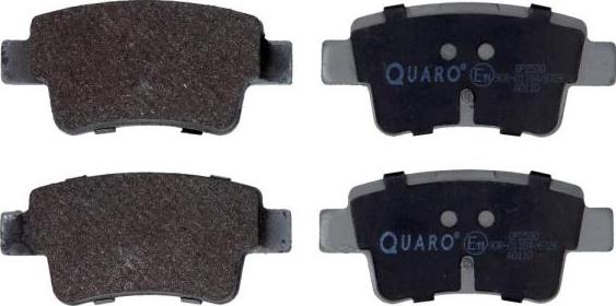 QUARO QP2530 - Kit de plaquettes de frein, frein à disque cwaw.fr