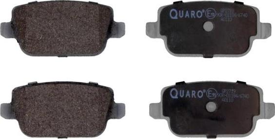 QUARO QP2719 - Kit de plaquettes de frein, frein à disque cwaw.fr