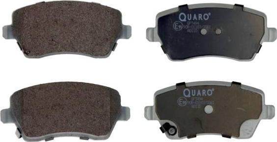 QUARO QP7494 - Kit de plaquettes de frein, frein à disque cwaw.fr