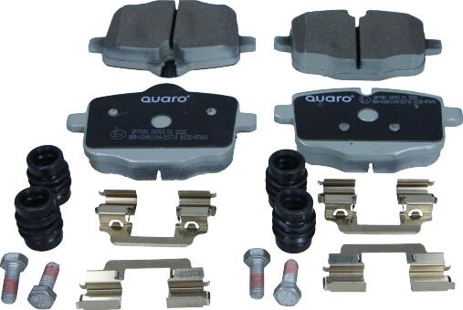 QUARO QP7491 - Kit de plaquettes de frein, frein à disque cwaw.fr