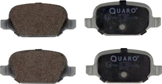 QUARO QP7589 - Kit de plaquettes de frein, frein à disque cwaw.fr