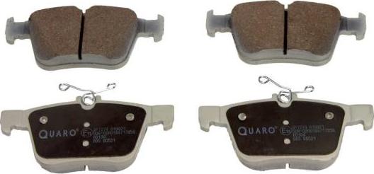 QUARO QP7274 - Kit de plaquettes de frein, frein à disque cwaw.fr