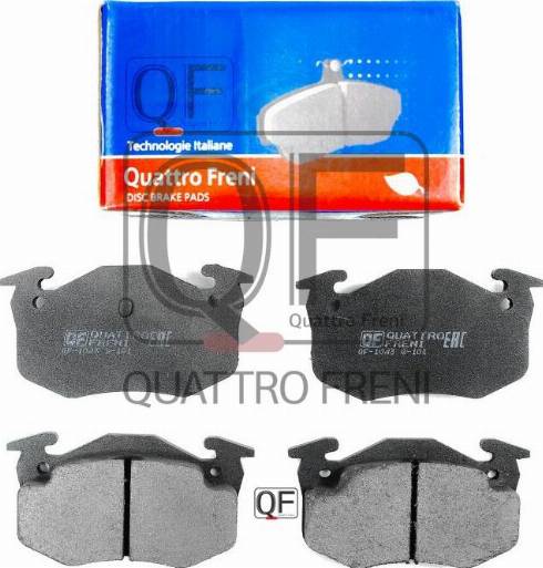 Quattro Freni QF54300170 - Kit de plaquettes de frein, frein à disque cwaw.fr