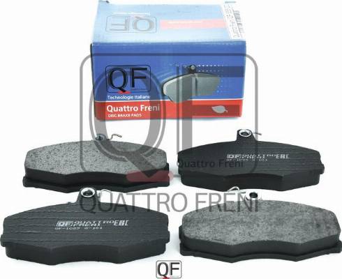 Quattro Freni QF55500 - Kit de plaquettes de frein, frein à disque cwaw.fr