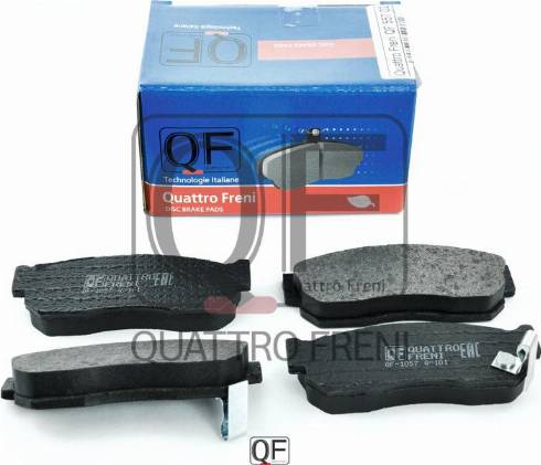 Quattro Freni QF55702 - Kit de plaquettes de frein, frein à disque cwaw.fr