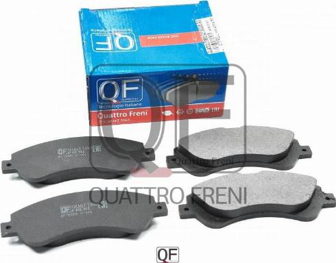 Quattro Freni QF500800 - Kit de plaquettes de frein, frein à disque cwaw.fr