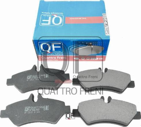 Quattro Freni QF501300 - Kit de plaquettes de frein, frein à disque cwaw.fr