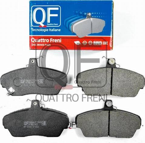 Quattro Freni QF502102 - Kit de plaquettes de frein, frein à disque cwaw.fr