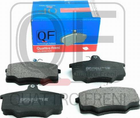 Quattro Freni QF51400153 - Kit de plaquettes de frein, frein à disque cwaw.fr