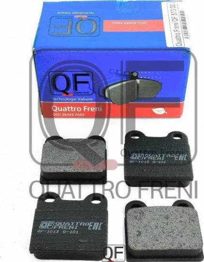 Quattro Freni QF51300 - Kit de plaquettes de frein, frein à disque cwaw.fr