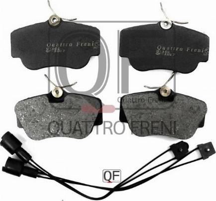 Quattro Freni QF51707170 - Kit de plaquettes de frein, frein à disque cwaw.fr