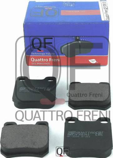 Quattro Freni QF53800 - Kit de plaquettes de frein, frein à disque cwaw.fr