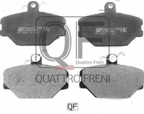 Quattro Freni QF53700 - Kit de plaquettes de frein, frein à disque cwaw.fr