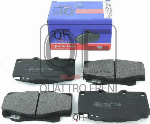 Quattro Freni QF52602 - Kit de plaquettes de frein, frein à disque cwaw.fr