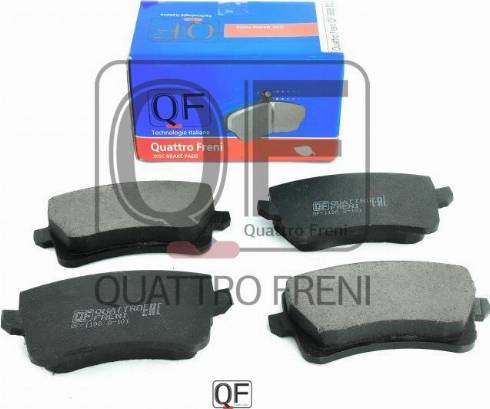 Quattro Freni QF69800 - Kit de plaquettes de frein, frein à disque cwaw.fr