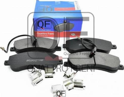 Quattro Freni QF64950 - Kit de plaquettes de frein, frein à disque cwaw.fr