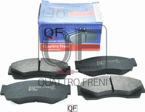 Quattro Freni QF65700 - Kit de plaquettes de frein, frein à disque cwaw.fr