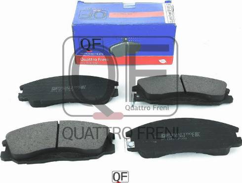 Quattro Freni QF66502 - Kit de plaquettes de frein, frein à disque cwaw.fr