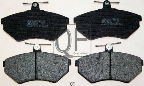 Quattro Freni QF60500162 - Kit de plaquettes de frein, frein à disque cwaw.fr