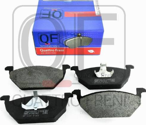 Quattro Freni QF61000 - Kit de plaquettes de frein, frein à disque cwaw.fr