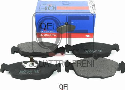 Quattro Freni QF61100 - Kit de plaquettes de frein, frein à disque cwaw.fr