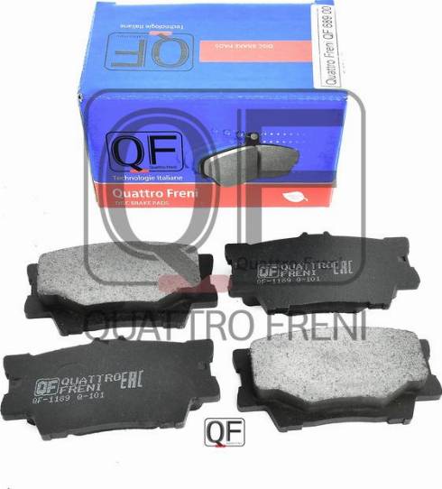 Quattro Freni QF68900 - Kit de plaquettes de frein, frein à disque cwaw.fr