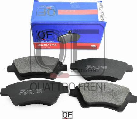 Quattro Freni QF63500 - Kit de plaquettes de frein, frein à disque cwaw.fr