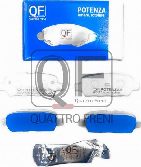 Quattro Freni QF63102P - Kit de plaquettes de frein, frein à disque cwaw.fr