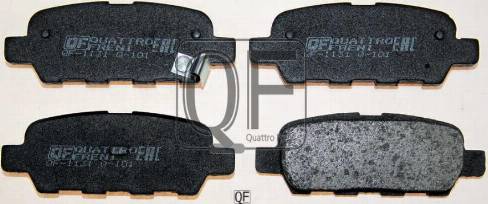 Quattro Freni QF63102 - Kit de plaquettes de frein, frein à disque cwaw.fr