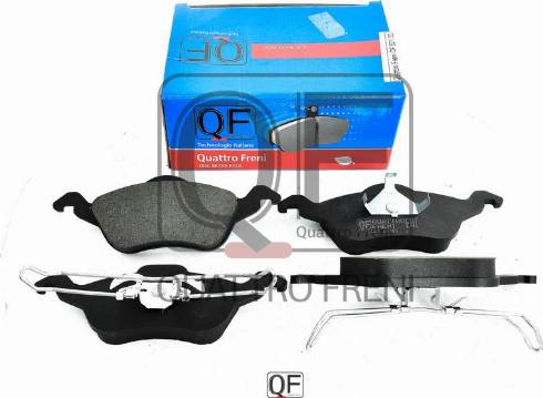 Quattro Freni QF62100 - Kit de plaquettes de frein, frein à disque cwaw.fr