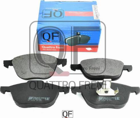 Quattro Freni QF62700 - Kit de plaquettes de frein, frein à disque cwaw.fr