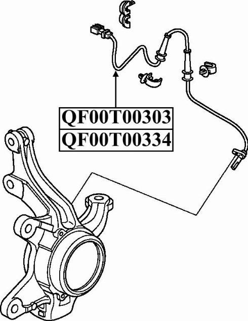 Quattro Freni QF00T00303 - Capteur, vitesse de roue cwaw.fr