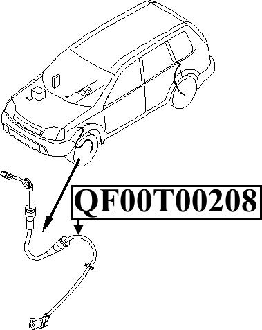 Quattro Freni QF00T00208 - Capteur, vitesse de roue cwaw.fr