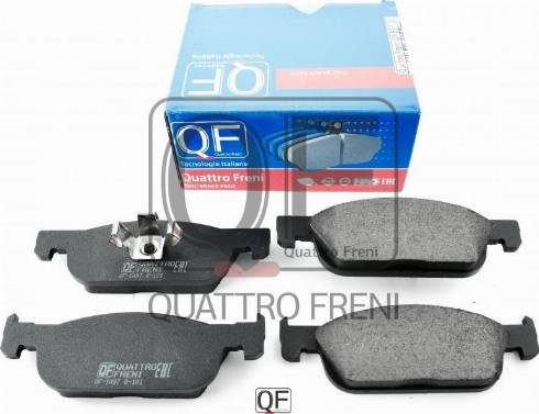 Quattro Freni QF89700 - Kit de plaquettes de frein, frein à disque cwaw.fr