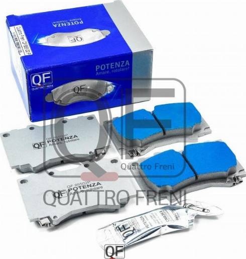 Quattro Freni QF85502P - Kit de plaquettes de frein, frein à disque cwaw.fr