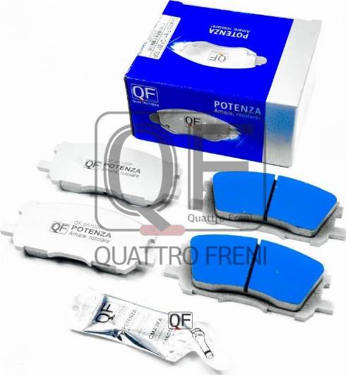 Quattro Freni QF85100P - Kit de plaquettes de frein, frein à disque cwaw.fr